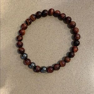 Red Tigers Eye Hermatite Bracelet